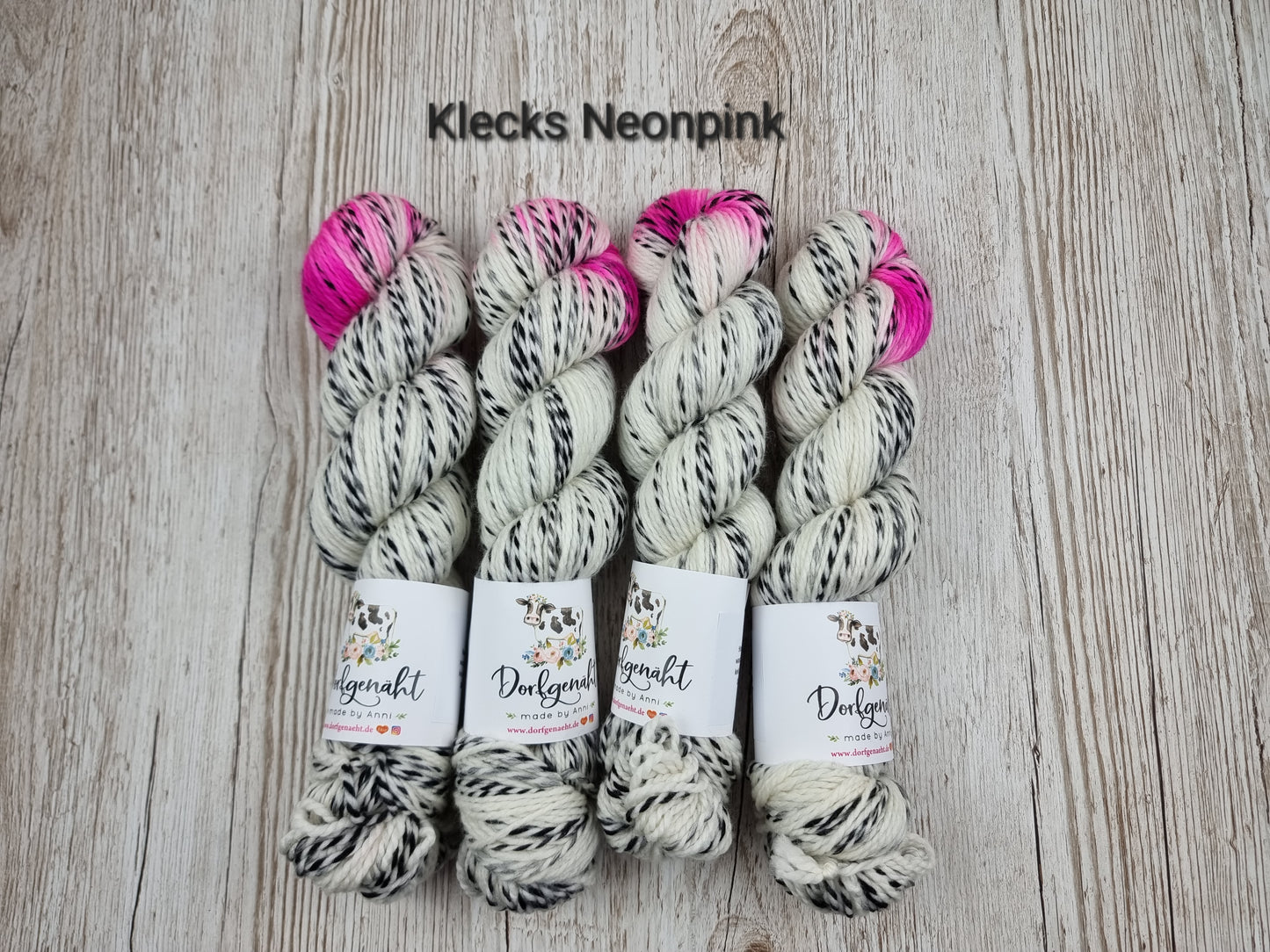 Zebra DK Wolle handgefärbt, 100g