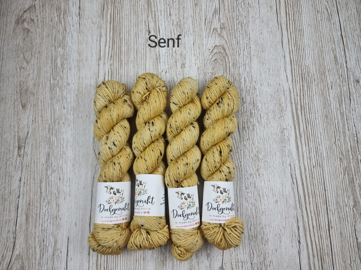 Tweed DK, Wolle handgefärbt, 100g