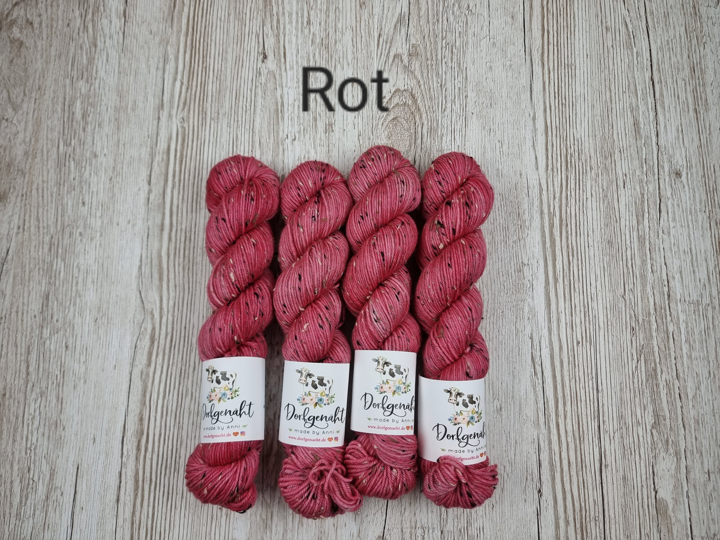 Tweed DK, Wolle handgefärbt, 100g