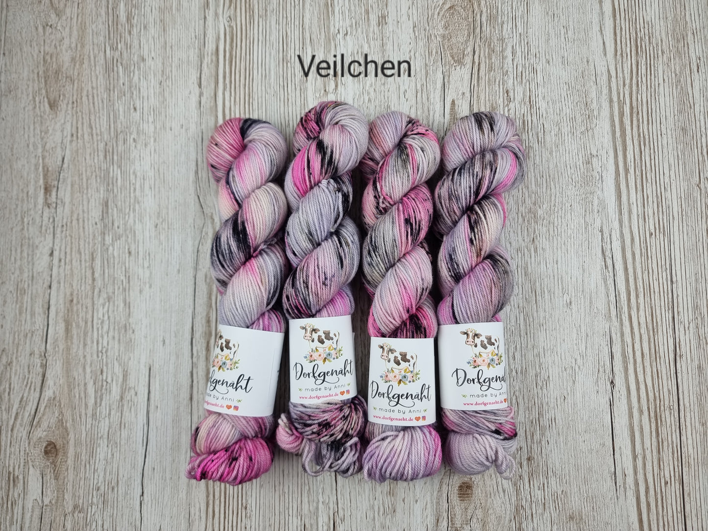 BFL DK, Wolle handgefärbt, 100g