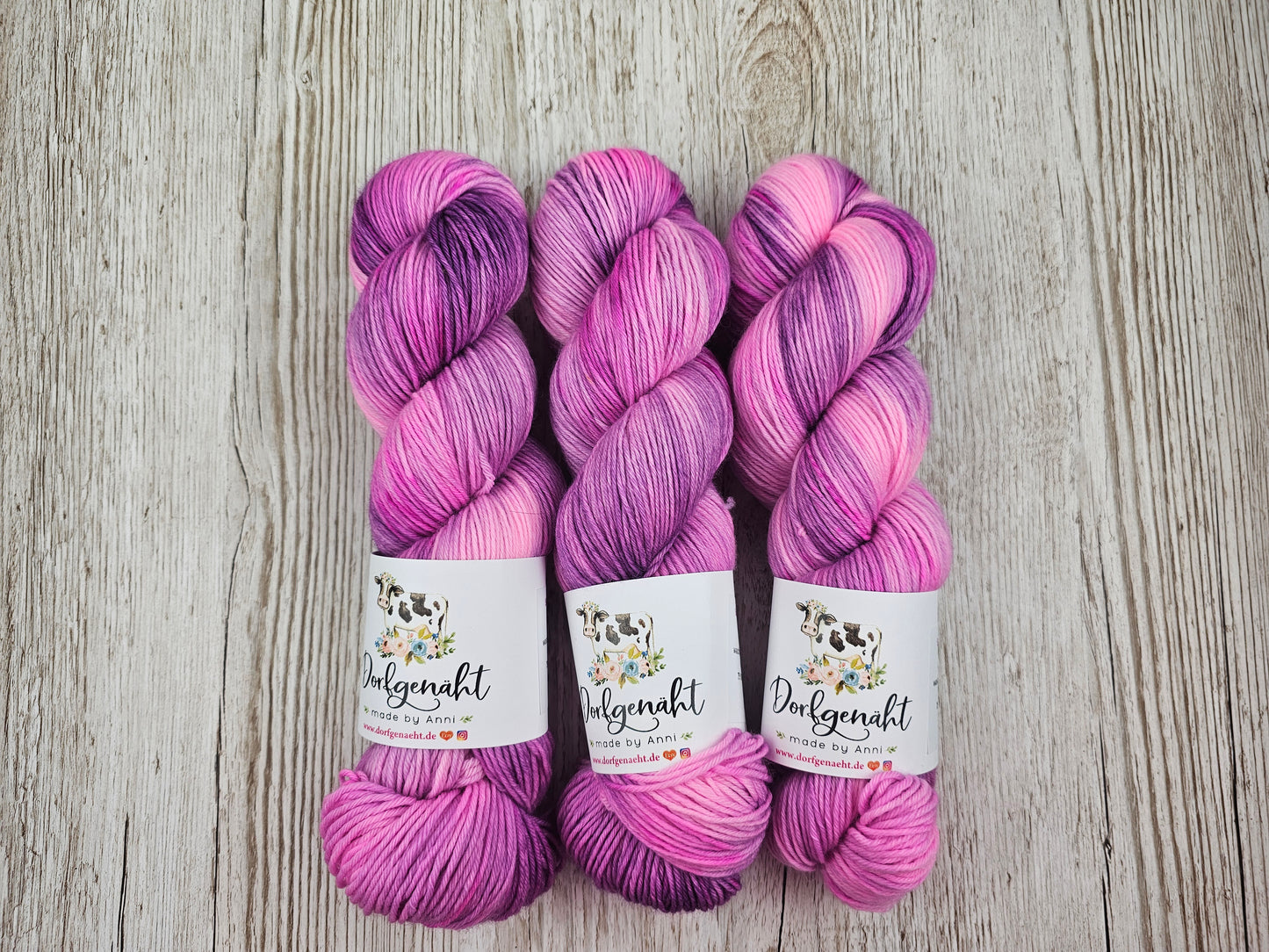 6 fach Superfine 150g, handgefärbt