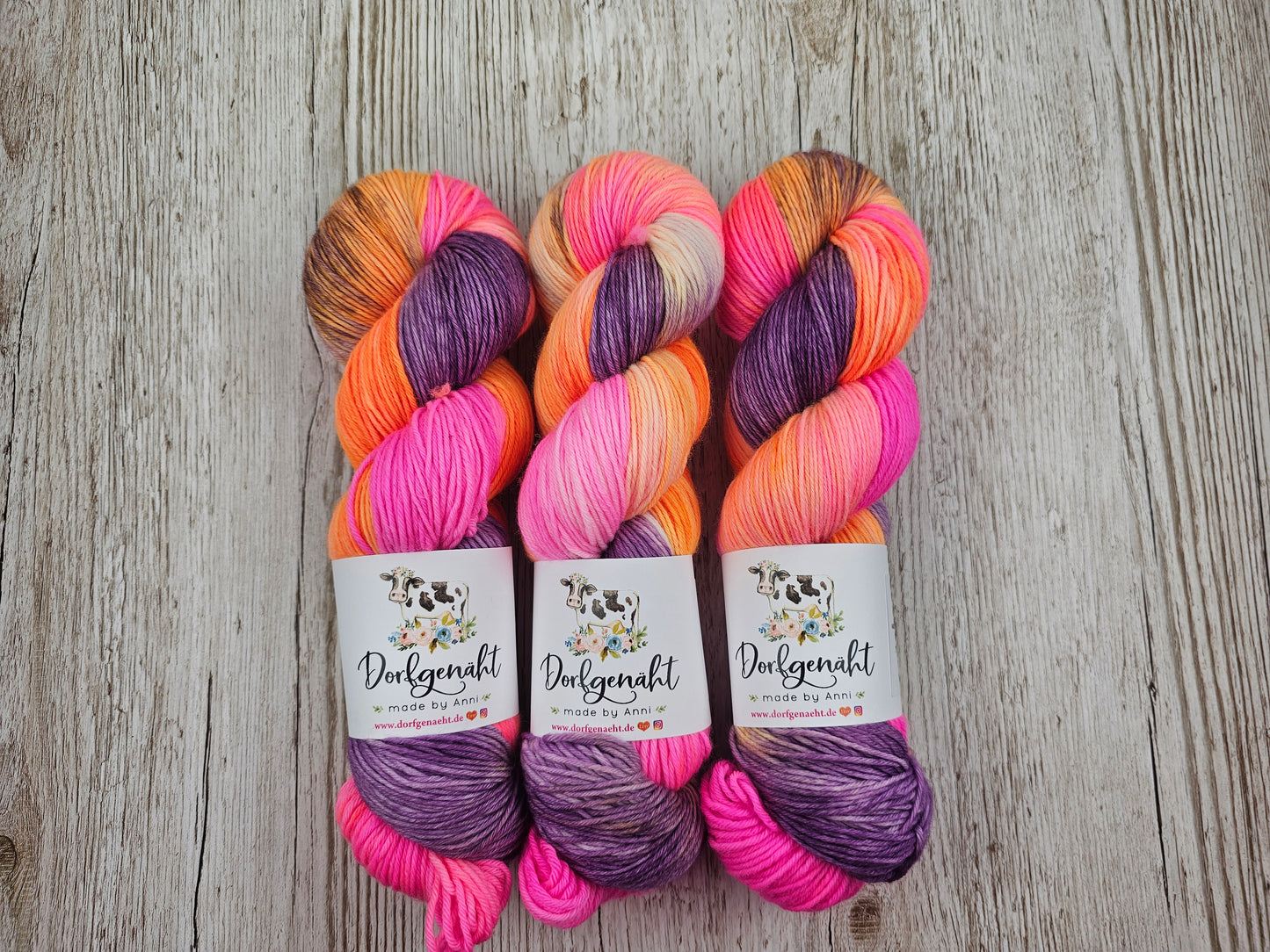 6 fach Superfine 150g, handgefärbt