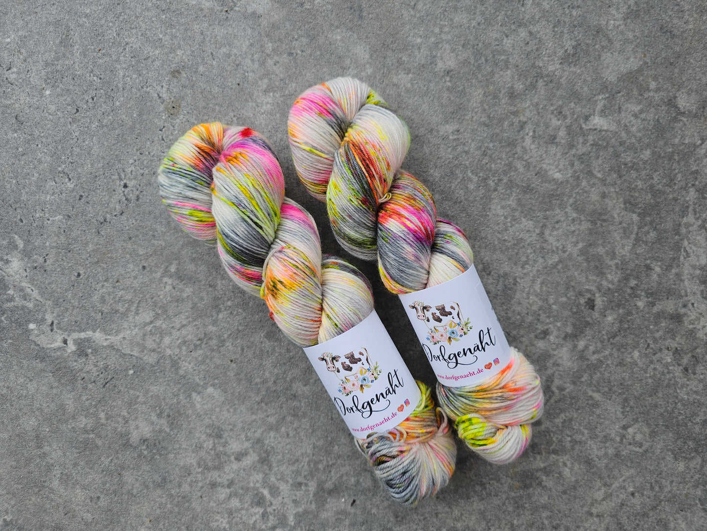 4 fach Superfine 100g, handgefärbt
