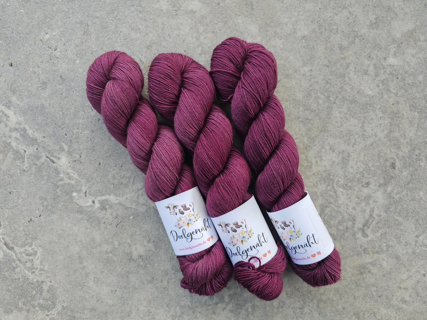 Yak Sock, handgefärbt