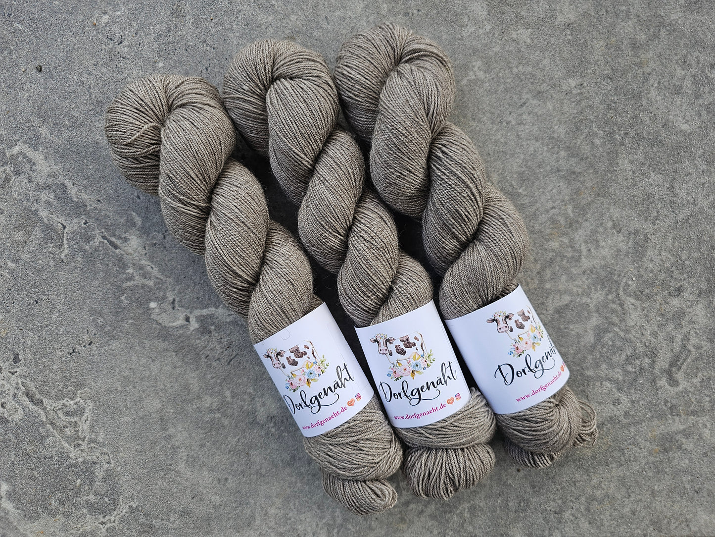 Yak Sock, handgefärbt