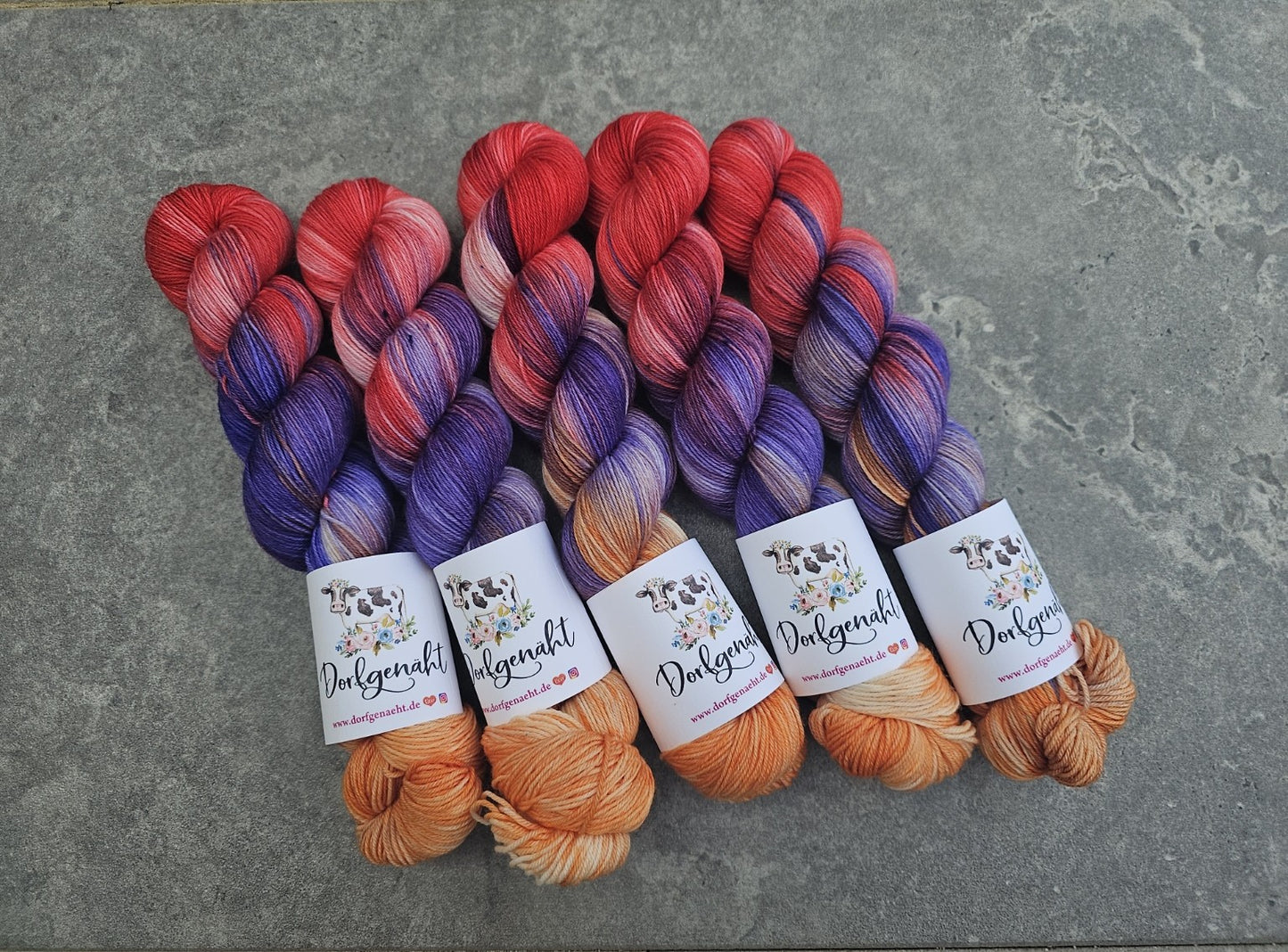 Sock 100g, handgefärbt, #5