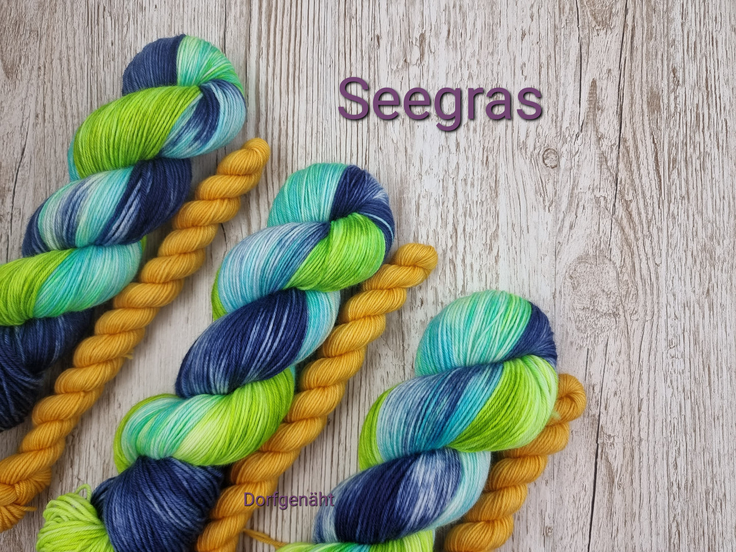 Sock Set 4 fach Superfine 120g, handgefärbt