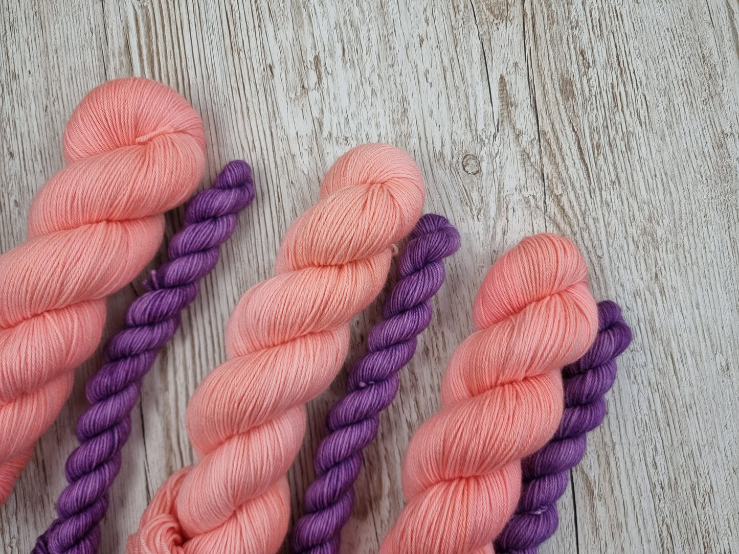 Sock Set 4 fach Superfine 120g, handgefärbt