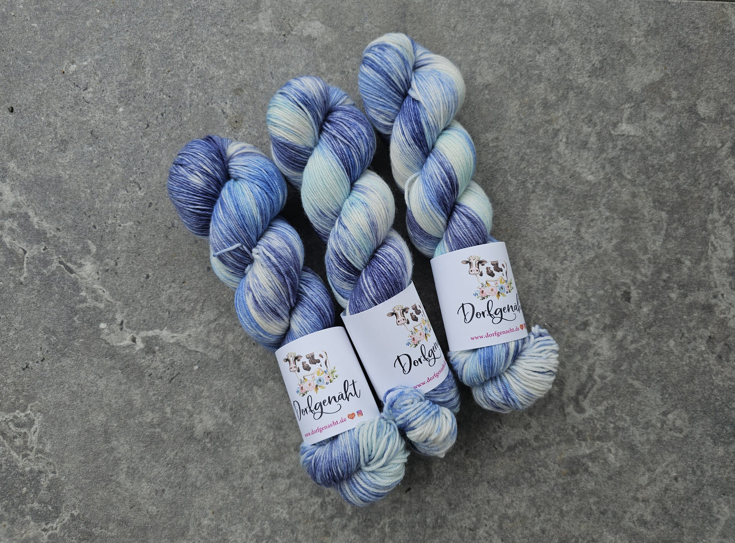 4 fach Superfine 100g, handgefärbt