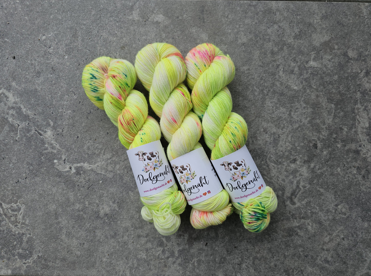 4 fach Superfine 100g, handgefärbt