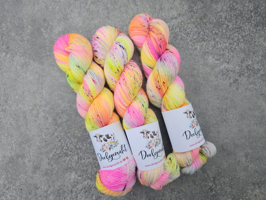 4 fach Superfine 100g, handgefärbt