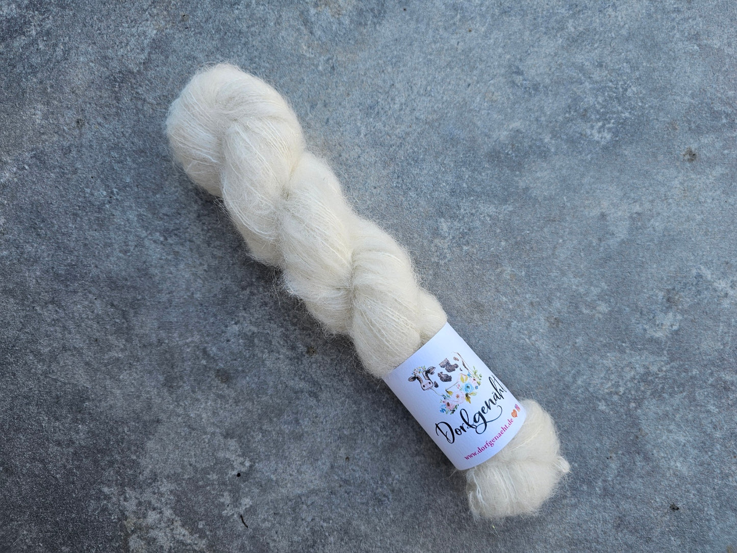 Vorbestellung! Mermaid Cloud 50g, handgefärbt, Schnee