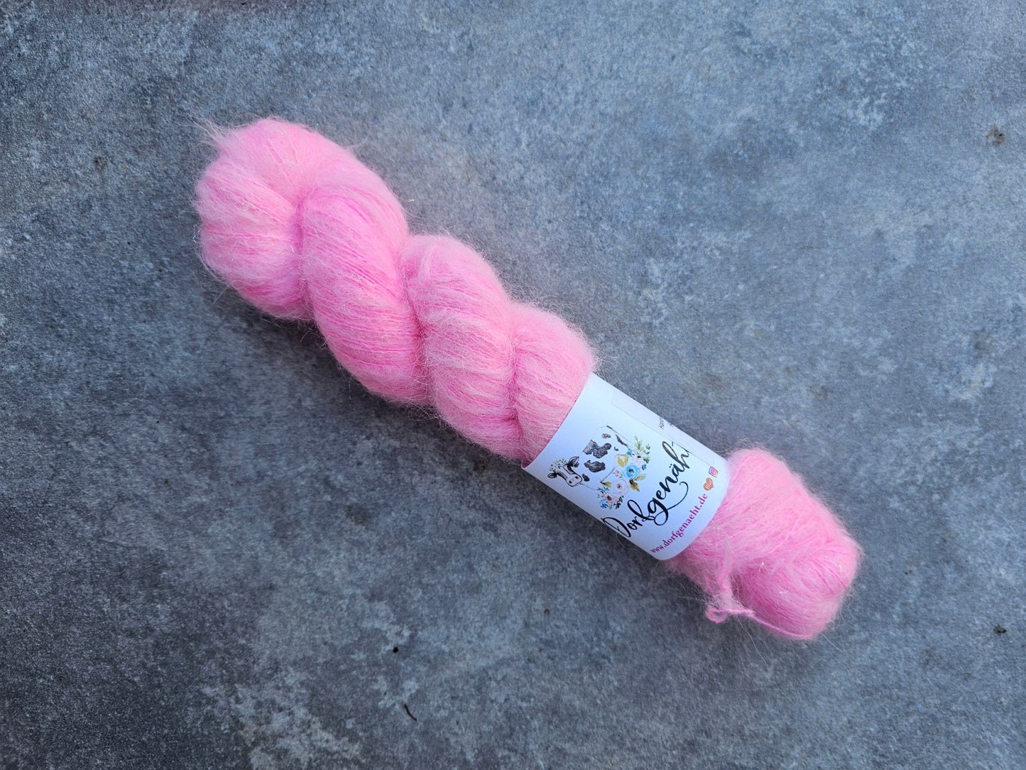 Vorbestellung! Mermaid Cloud 50g, handgefärbt, Neonpink