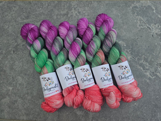 Sock 100g, handgefärbt, #7