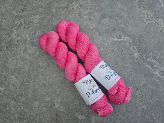 Sock 100g, handgefärbt, Hibiskus