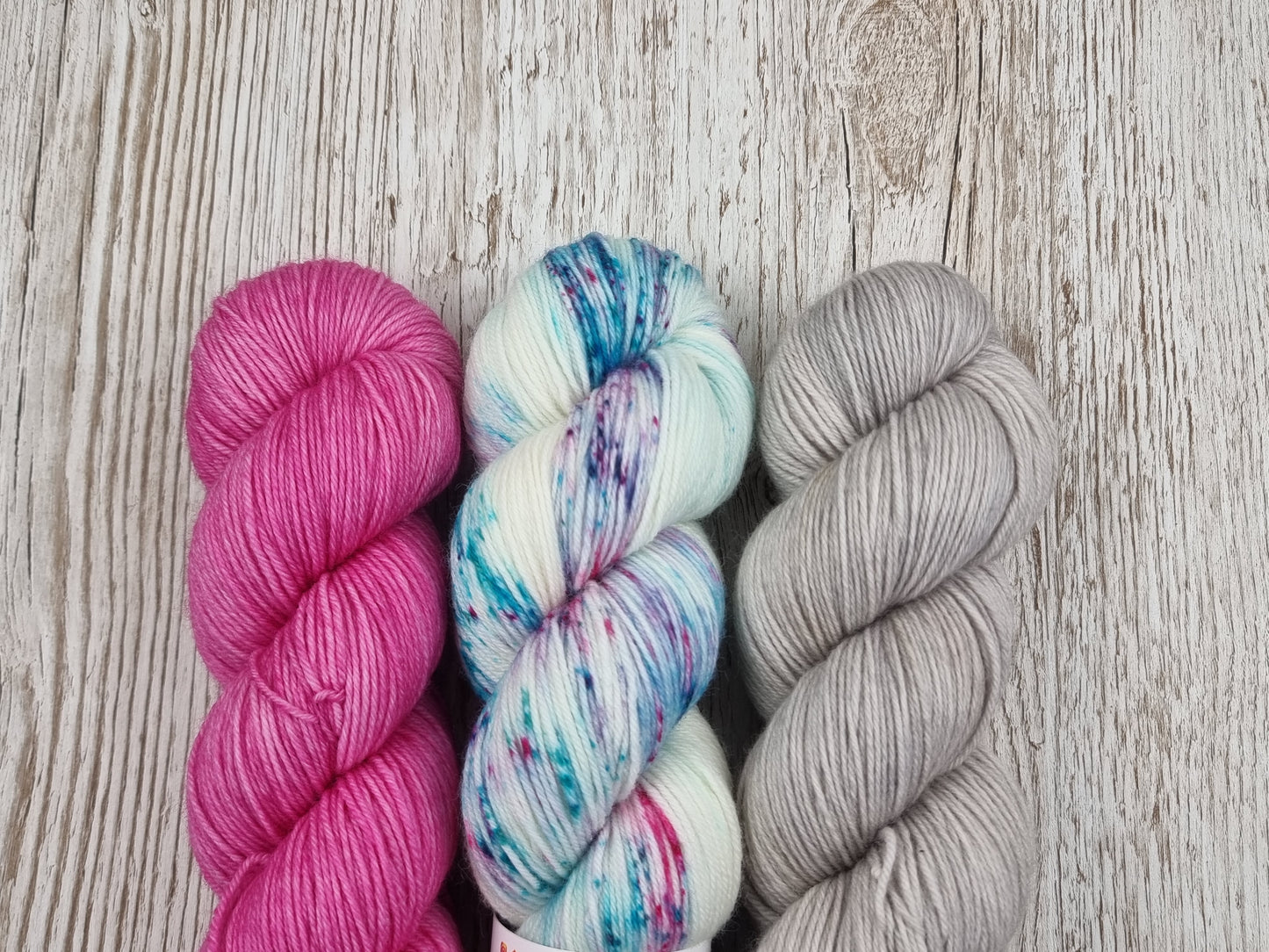 Tuch Set 4 fach Superfine 300g, handgefärbt